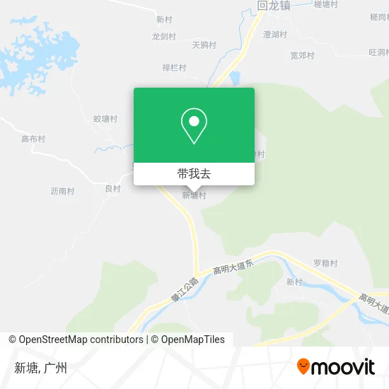 新塘地图
