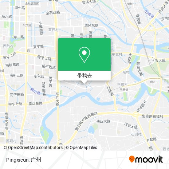 Pingxicun地图