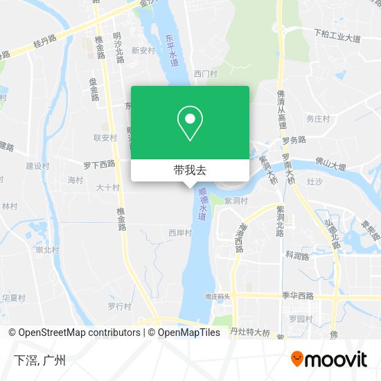 下滘地图