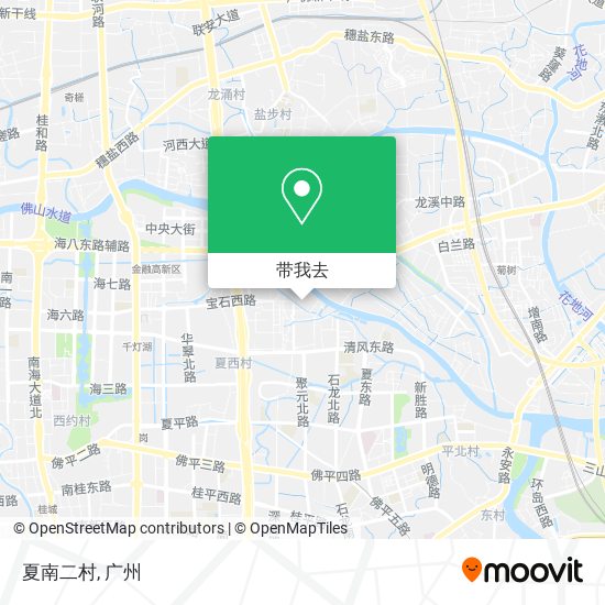 夏南二村地图