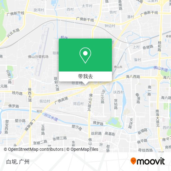 白坭地图