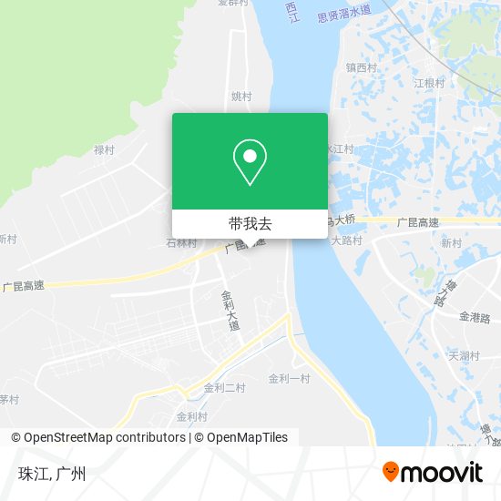 珠江地图