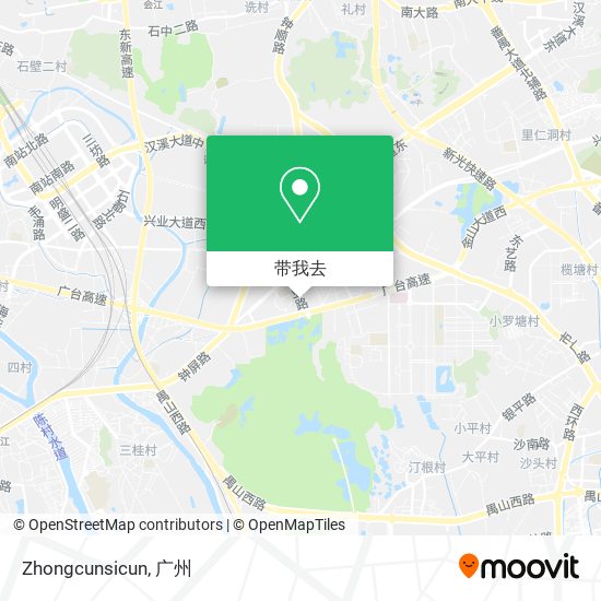Zhongcunsicun地图