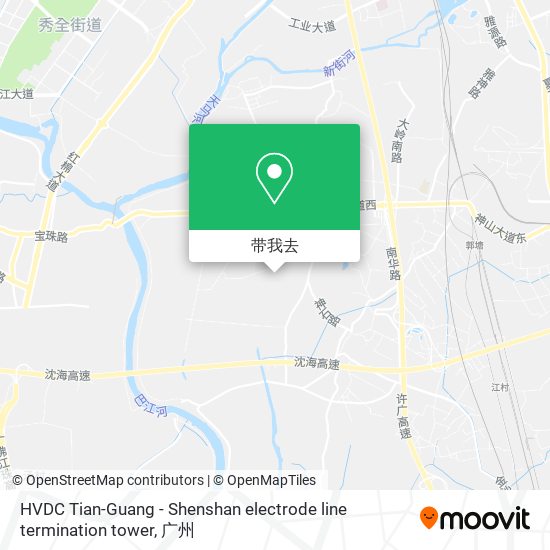 HVDC Tian-Guang - Shenshan electrode line termination tower地图