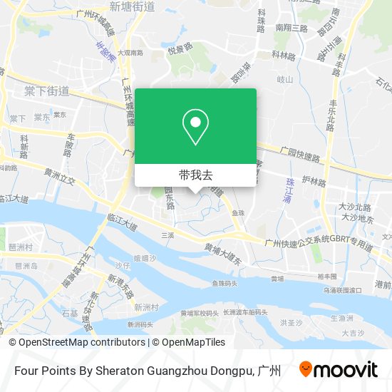 Four Points By Sheraton Guangzhou Dongpu地图