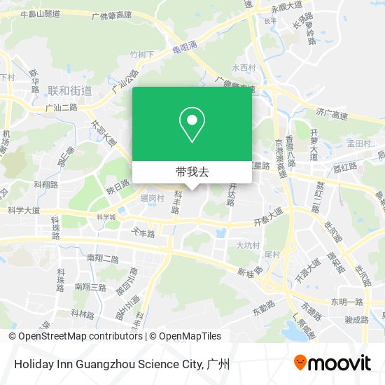 Holiday Inn Guangzhou Science City地图