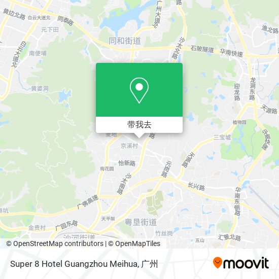 Super 8 Hotel Guangzhou Meihua地图