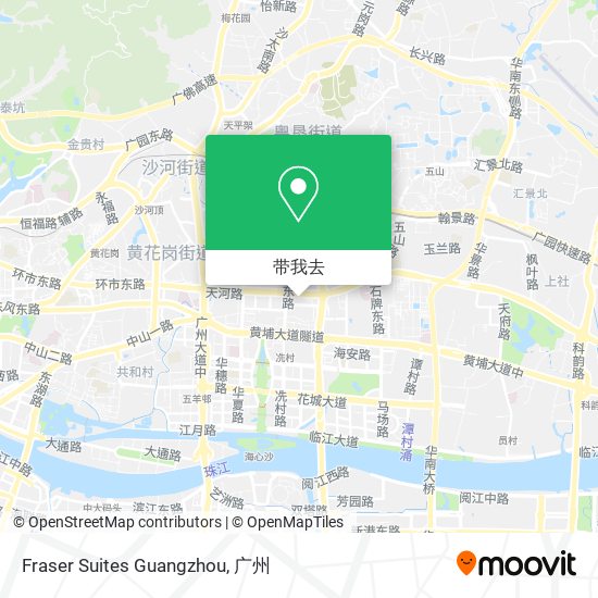 Fraser Suites Guangzhou地图