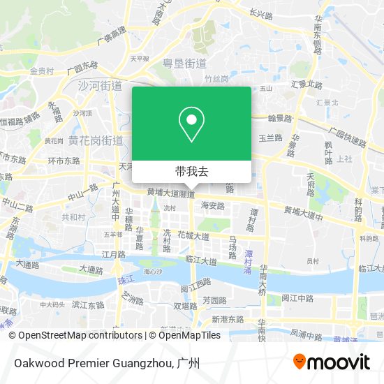 Oakwood Premier Guangzhou地图