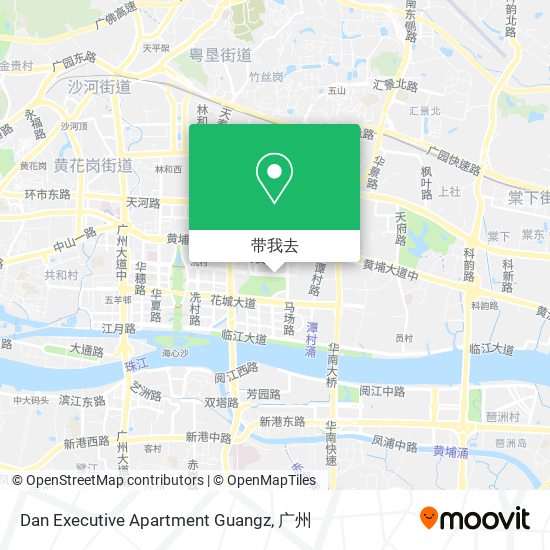 Dan Executive Apartment Guangz地图