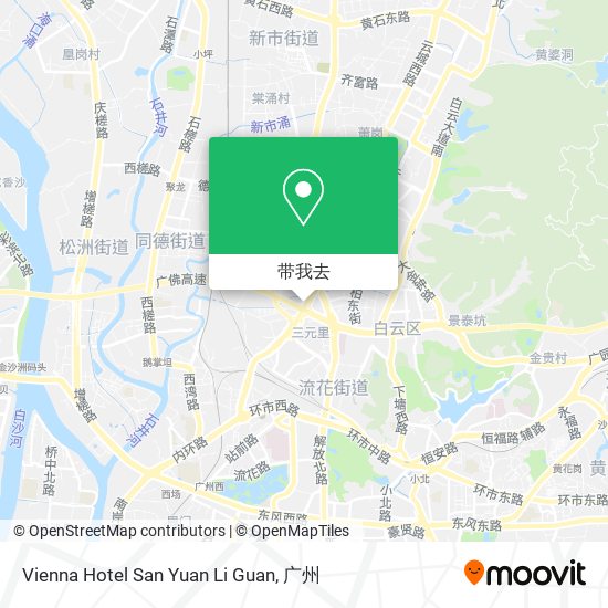 Vienna Hotel San Yuan Li Guan地图