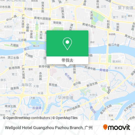 Wellgold Hotel Guangzhou Pazhou Branch地图