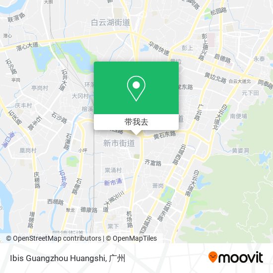 Ibis Guangzhou Huangshi地图