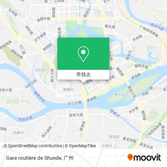 Gare routière de Shunde地图