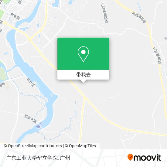 广东工业大学华立学院地图