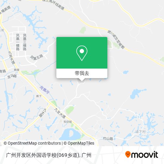 广州开发区外国语学校(069乡道)地图