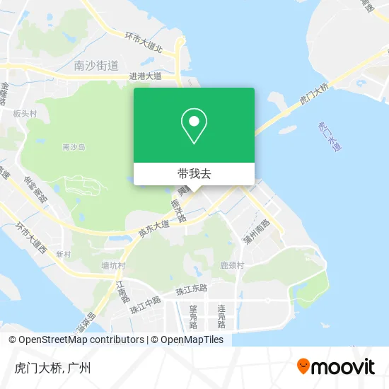虎门大桥地图