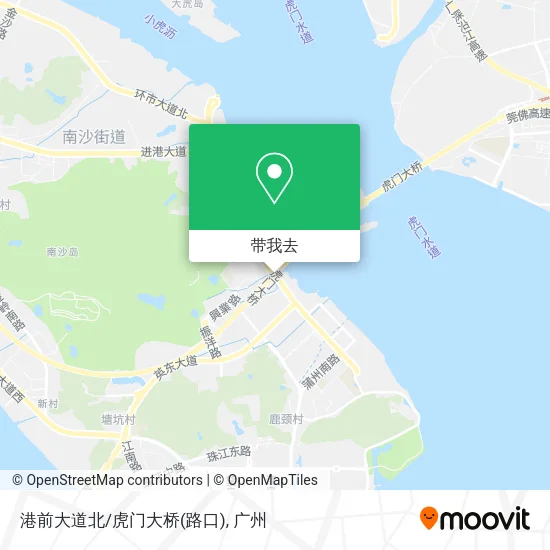 港前大道北/虎门大桥(路口)地图