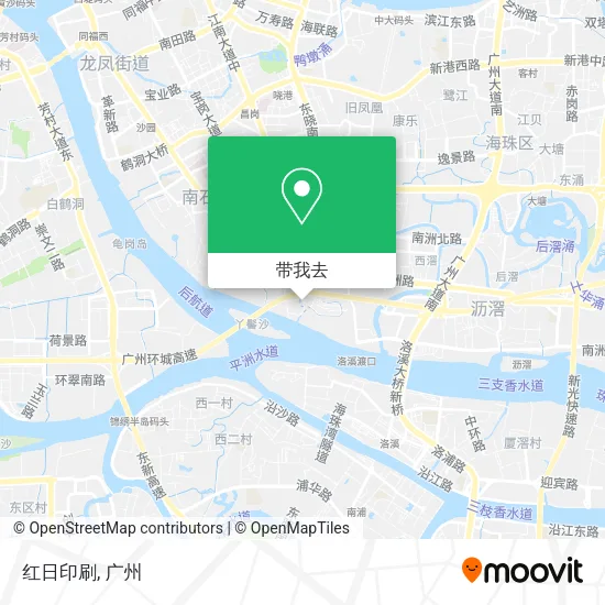 红日印刷地图