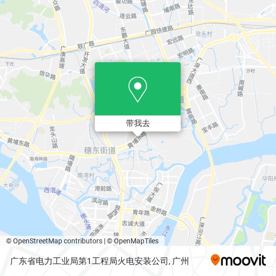 广东省电力工业局第1工程局火电安装公司地图
