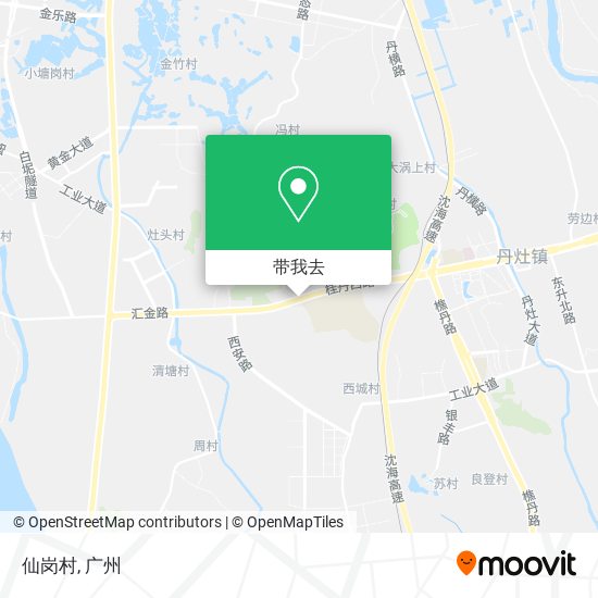 仙岗村地图