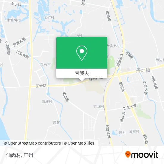 仙岗村地图