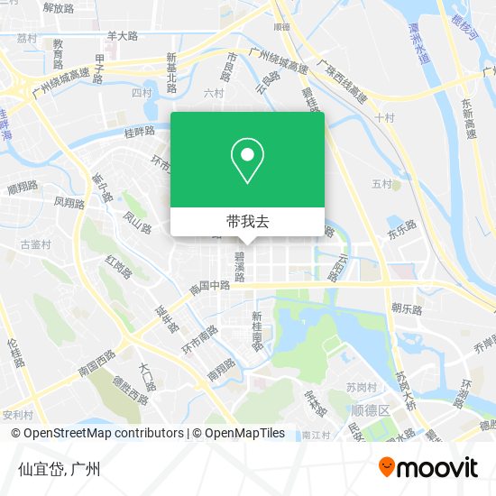 仙宜岱地图
