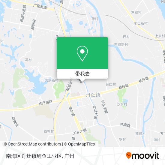 南海区丹灶镇鲤鱼工业区地图
