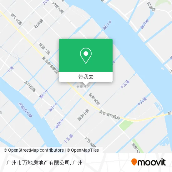 广州市万地房地产有限公司地图