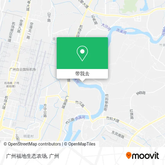 广州福地生态农场地图