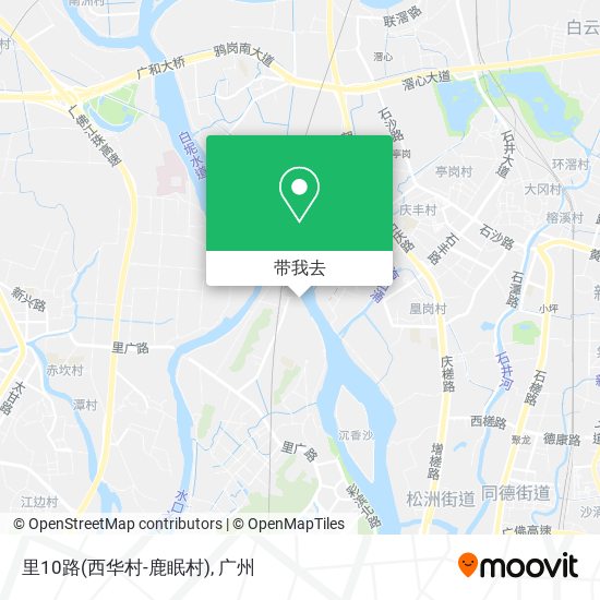里10路(西华村-鹿眠村)地图