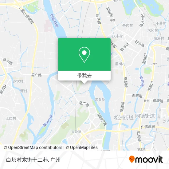 白塔村东街十二巷地图