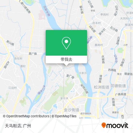 天马鞋店地图