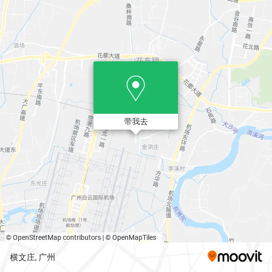 横文庄地图