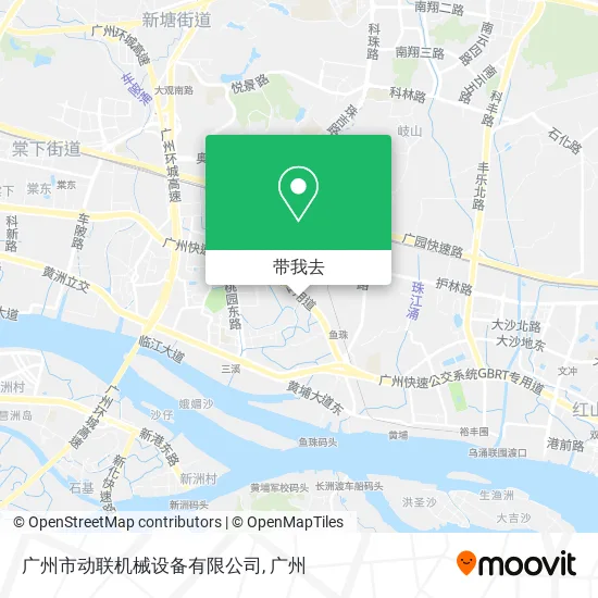广州市动联机械设备有限公司地图