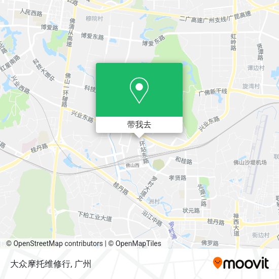 大众摩托维修行地图