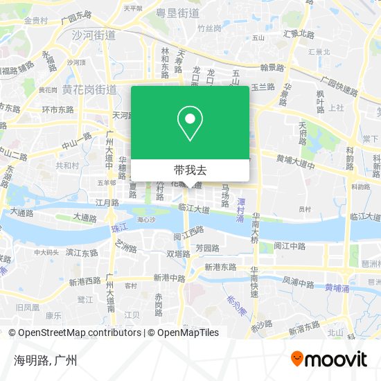 海明路地图