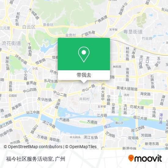 福今社区服务活动室地图