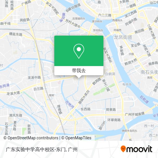 广东实验中学高中校区-东门地图
