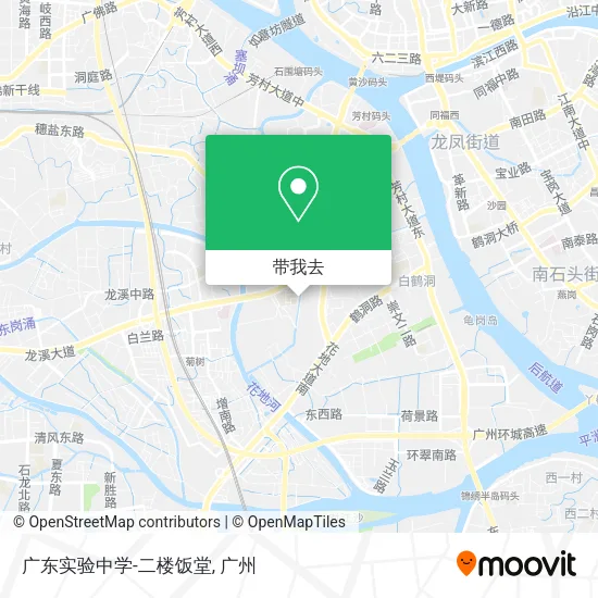 广东实验中学-二楼饭堂地图