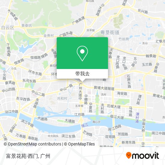 富景花苑-西门地图