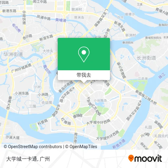 大学城一卡通地图
