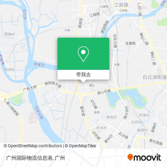 广州国际物流信息港地图