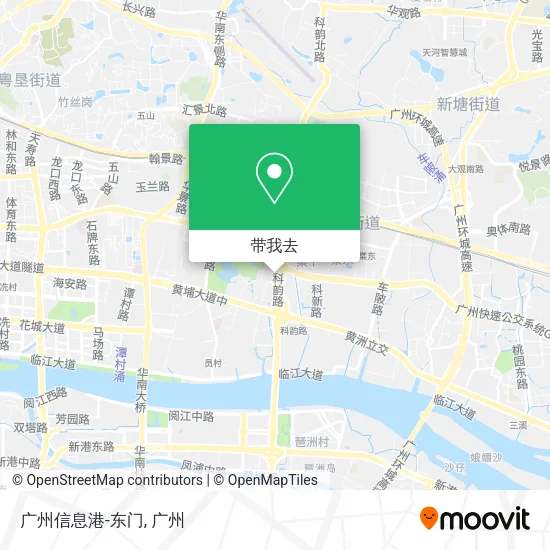 广州信息港-东门地图