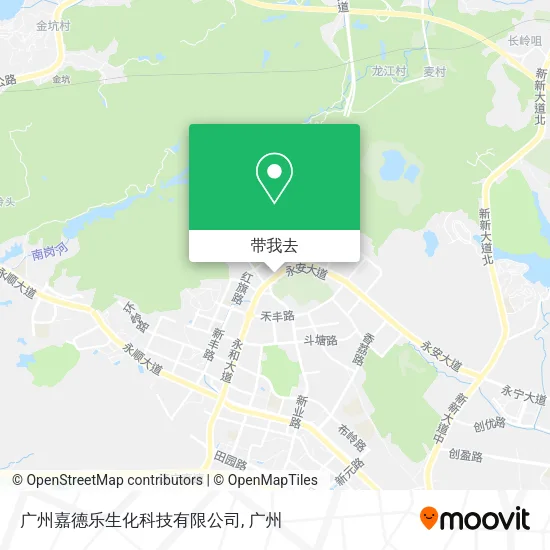 广州嘉德乐生化科技有限公司地图