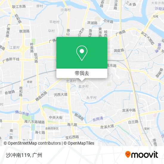 沙冲南119地图