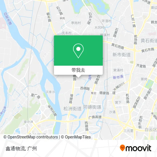 鑫通物流地图