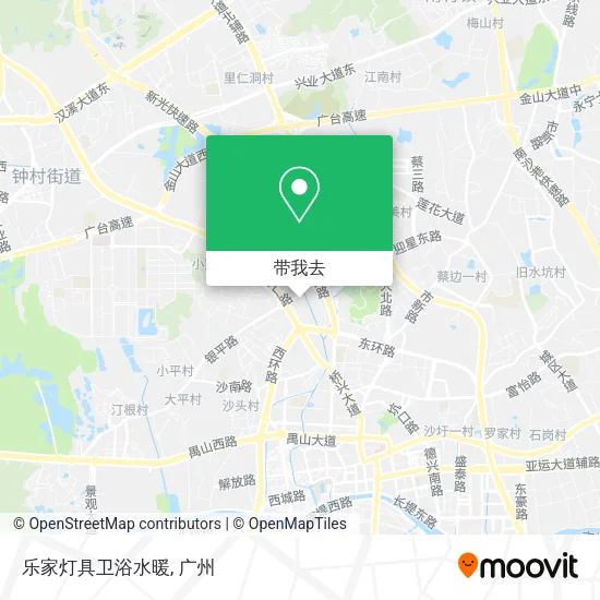 乐家灯具卫浴水暖地图