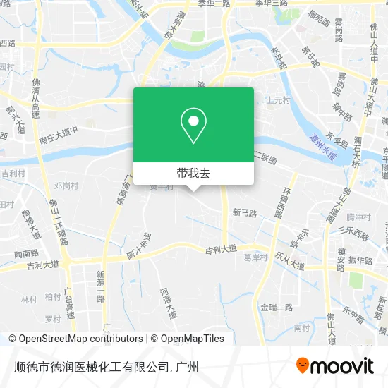 顺德市德润医械化工有限公司地图