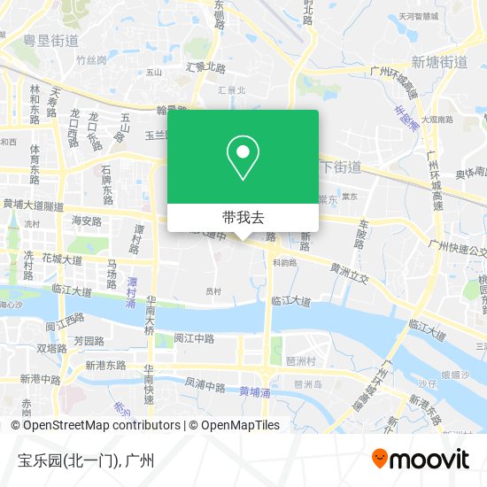 宝乐园(北一门)地图